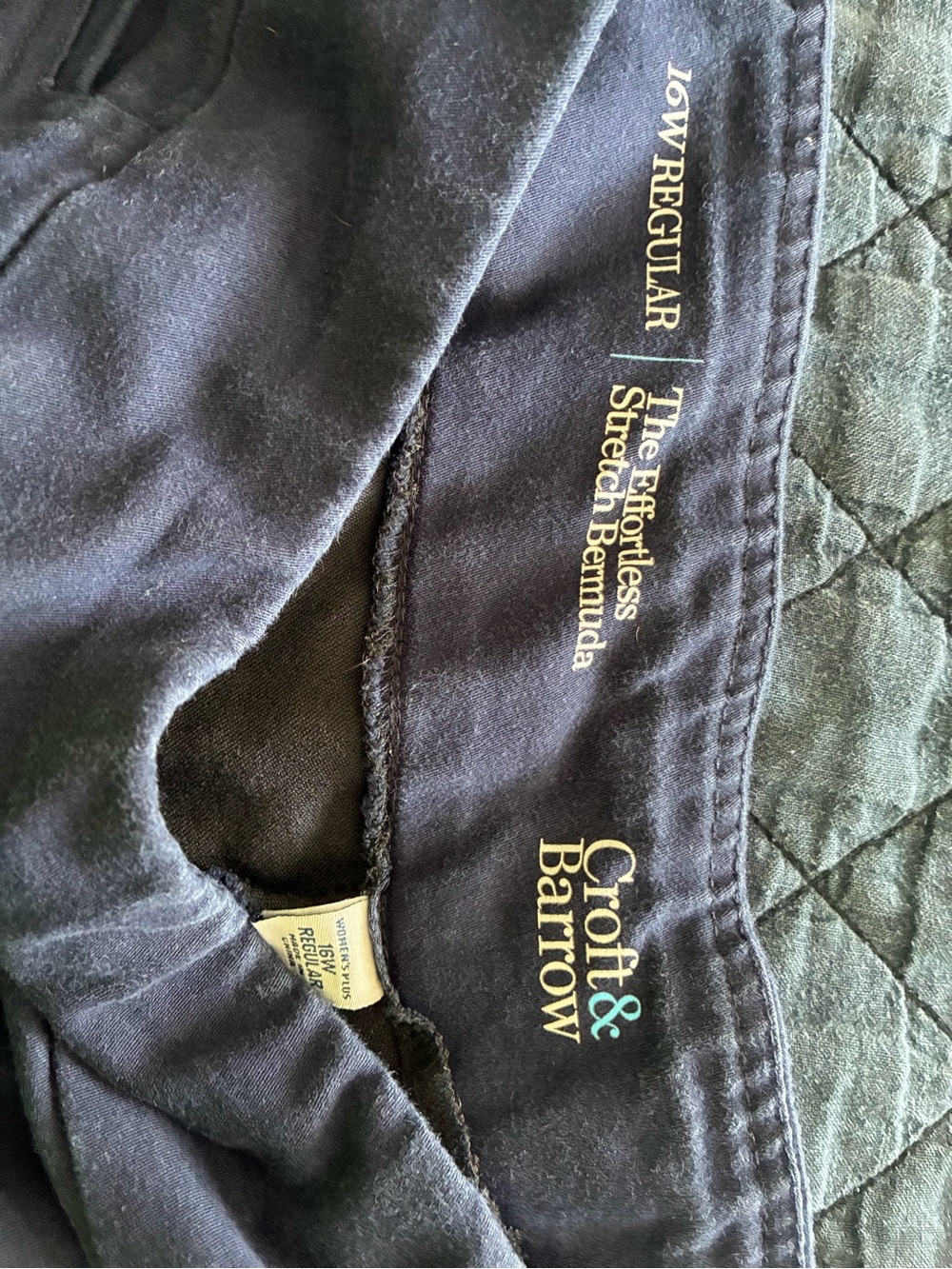 croft & barrow Navy Stretch Bermuda Shorts for Kids